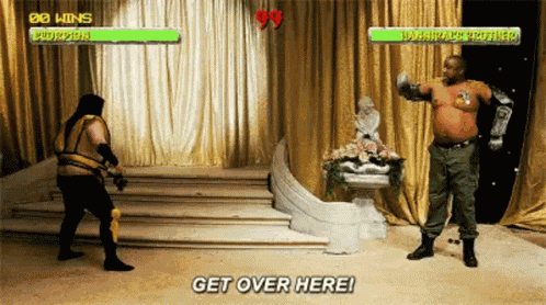 Mortal Kombat Get Over Here GIF