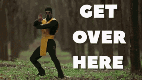 Mortal Kombat Get Over Here GIF