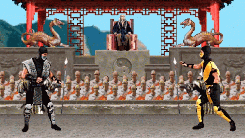 Mortal Kombat Hug It Out GIF