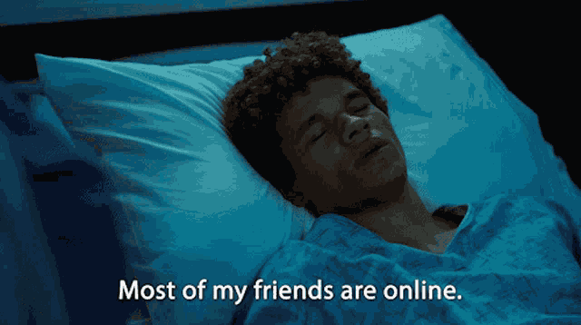 Most Of My Friends Are Online Everett Lang GIF