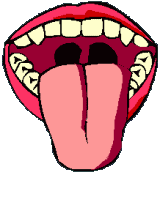 Mouth Open Sticker