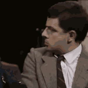 Mr Bean Church GIF