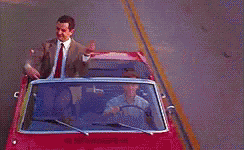 Mr Bean Finger GIF