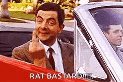 Mr Bean Fuck You GIF