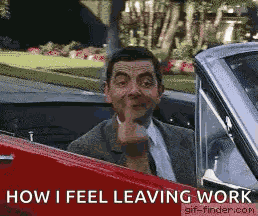 Mr Bean Middle Finger GIF