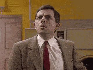 Mr Bean Rowan Atkinson GIF
