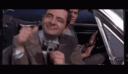 Mr Bean Smile GIF