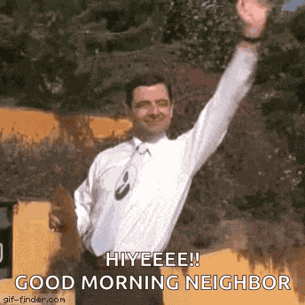 Mr Bean Wave GIF