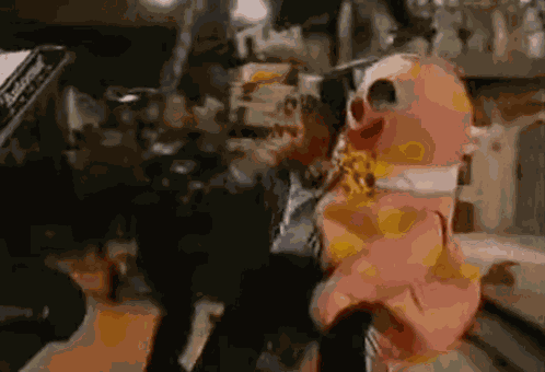Mr Blobby Noels House Party GIF