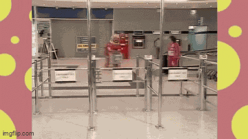 Mr Blobby Shopping GIF