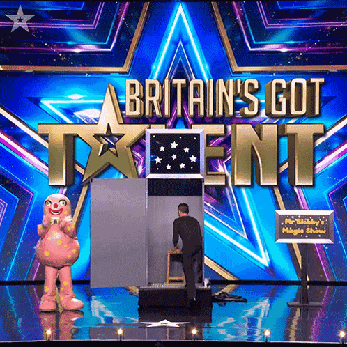 Mr Blobby'S Magic Show Simon Cowell GIF