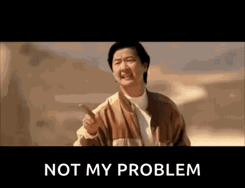 Mr Chow Not My Problem GIF