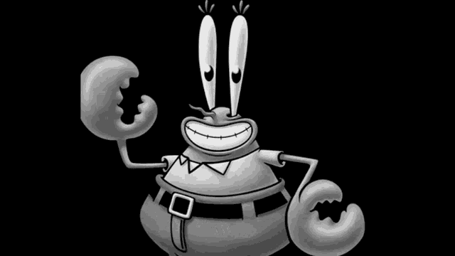 Mr Krabs Giga Chad GIF