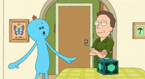 Mr Meseeks Rick GIF