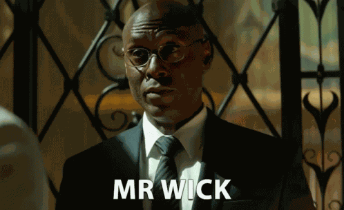 Mr Wick Hello GIF