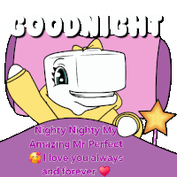 Mrperfect Good Night Images Sticker