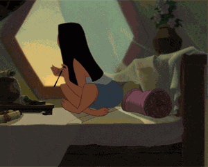 Mulan In A Hurry GIF