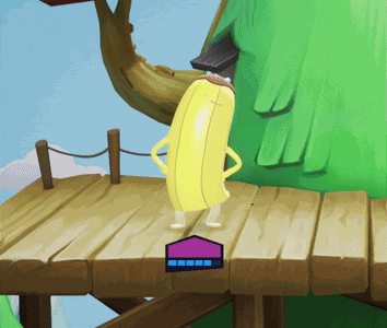 Multiversus Banana Guard GIF