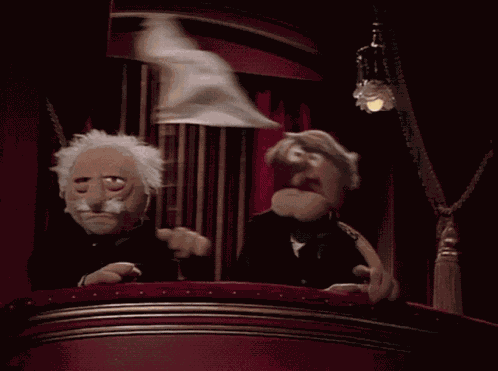 Muppets Statler GIF