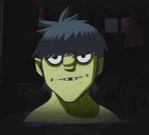 Murdoc Bath GIF
