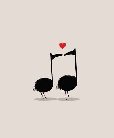 Music Kiss GIF