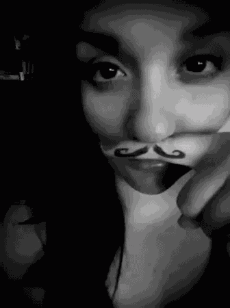 Mustache Eyebrow GIF