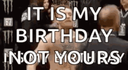 My Birthday Crazy GIF