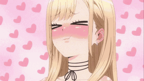 My Dress Up Darling Anime Girl Blushing GIF