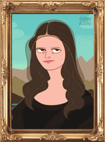 My Feelings Mona Lisa GIF