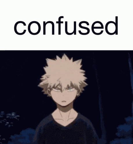 My Hero Academia Confused GIF