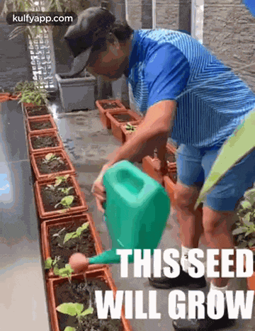 My Kitchen Garden We Can All Take Small Steps Towards Sustainability- Sachin Tendulkar.Gif GIF