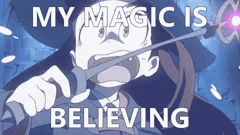My Magic Is Believing Little Witch Academia GIF