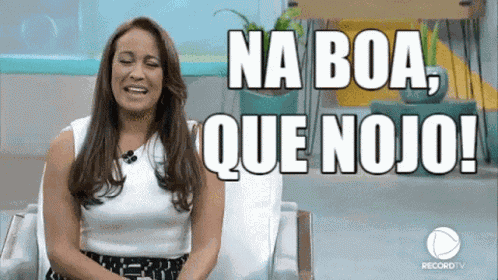 Na Boa Que Nojo Shaking My Head GIF