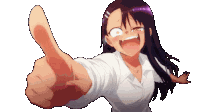 Nagatoro Laughing Sticker