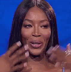 Naomi Campbell Overwhelmed GIF