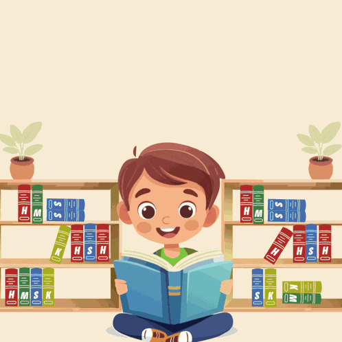 National Book Lovers Day Happy Reading GIF
