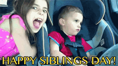 National Siblings Day GIF