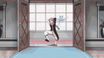 Natsu Walking GIF