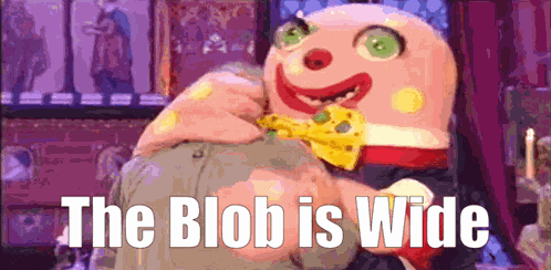 Natural Six Mr Blobby GIF