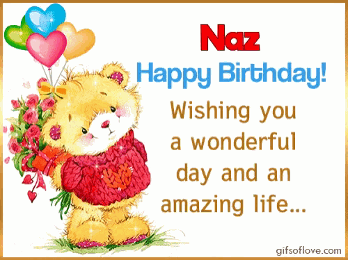 Naz Happy Birthday GIF