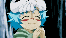 Neb Clapping Happily With Eyes Closed Child Form GIF