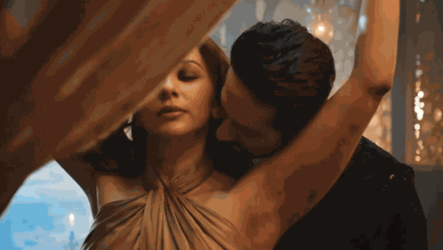 Neck Kiss Pati GIF