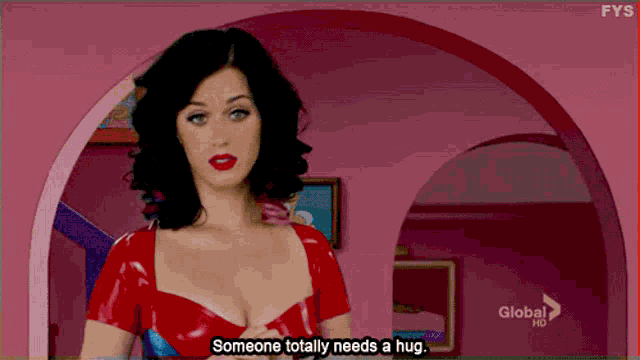 Needs A Hug Kate Perry GIF