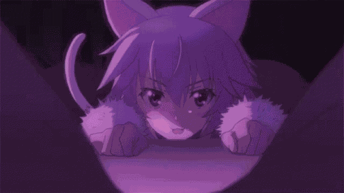 Neko Tatenashi Ready To Pounce GIF