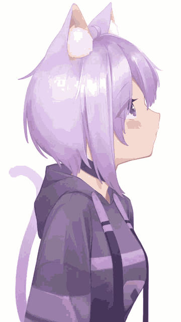 Nekomata Okayu Cat Girl GIF