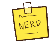 Nerd Stickie Sticker