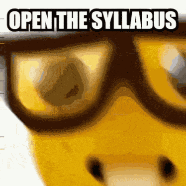 Nerd Syllabus GIF