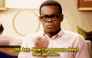 Nervous Decision GIF