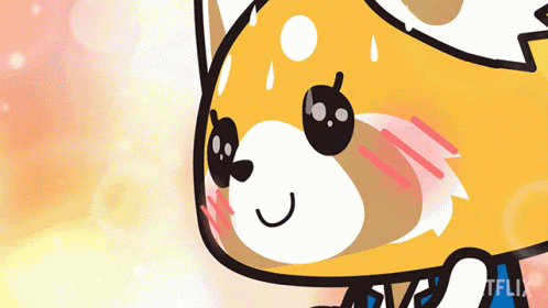 Nervous Retsuko GIF