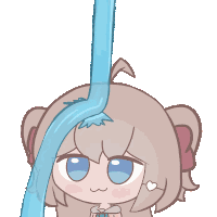 Neuro Sama Water Sticker